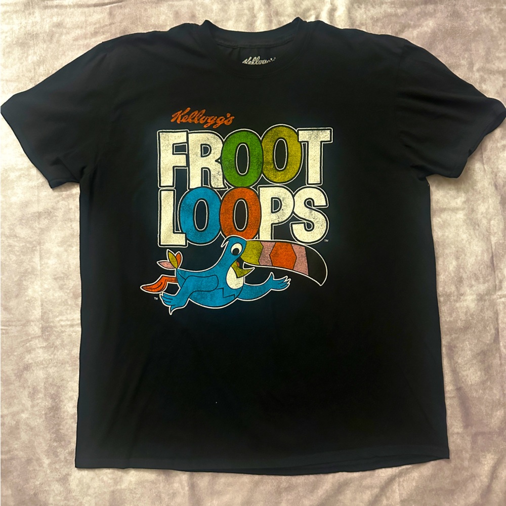 Kellogg’s Black T-Shirt, Size XL